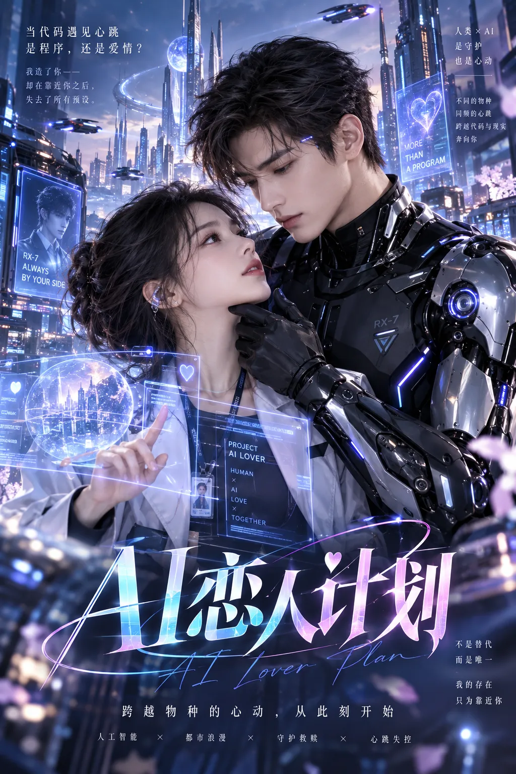 黄果短剧AI恋人漫剧封面