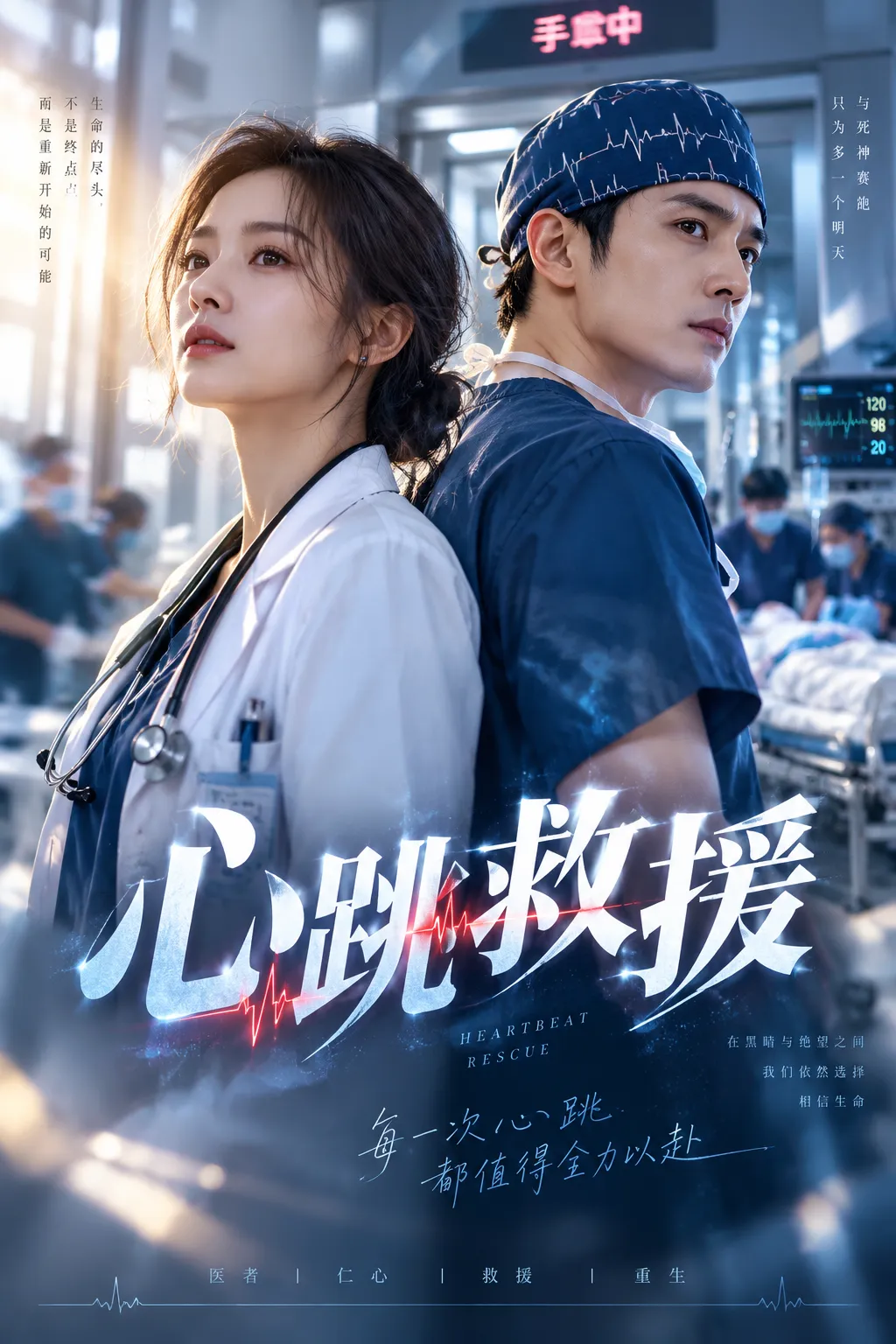 黄果短剧 心跳救援 AI漫剧封面